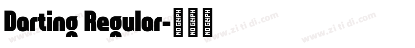 Darting Regular字体转换